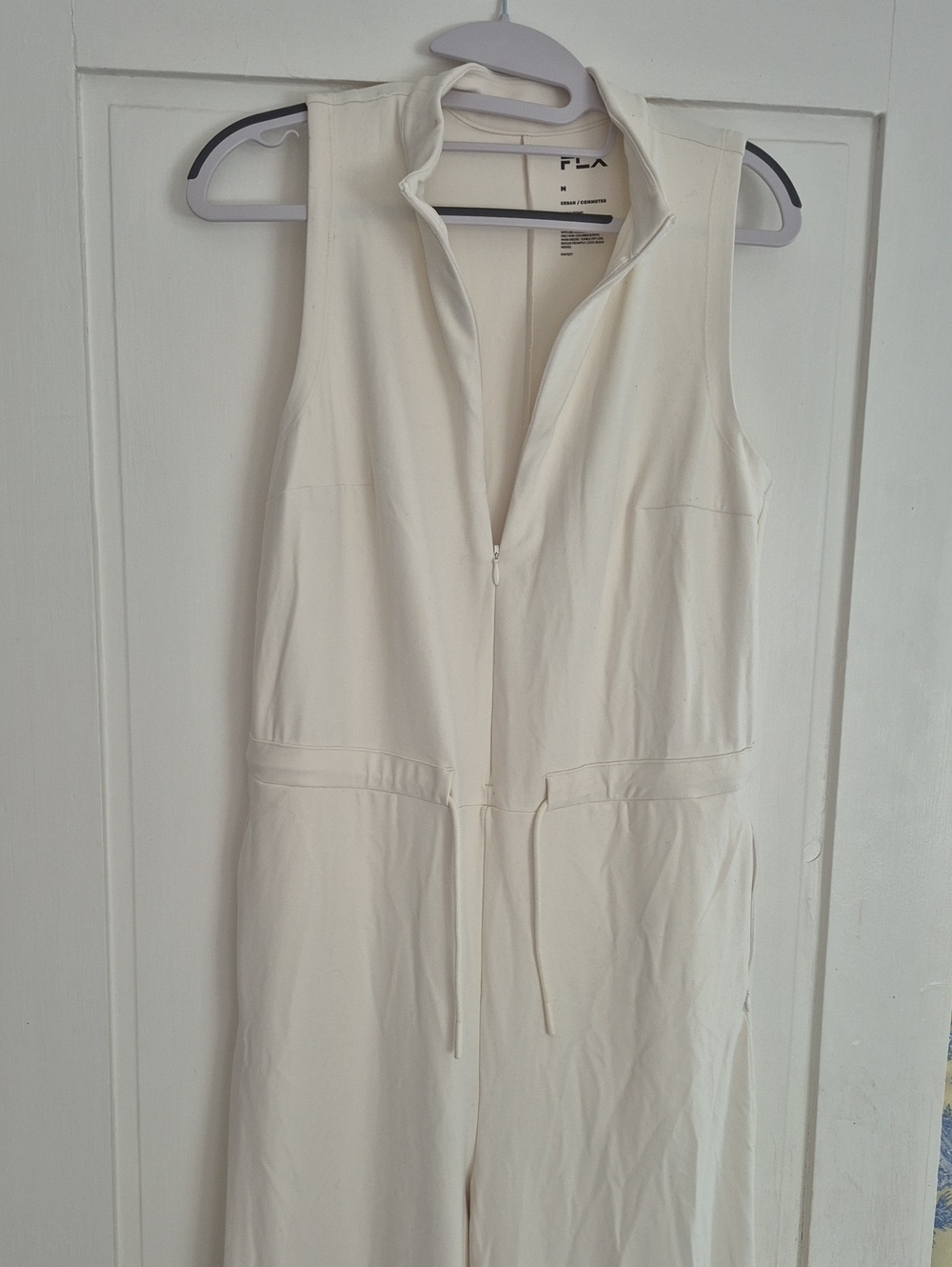 FLX Women's Cream Wide-Leg Jumpsuit